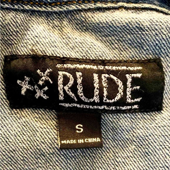 Like New Vintage Sleeveless Jean Jacket!! - Picture 3 of 3